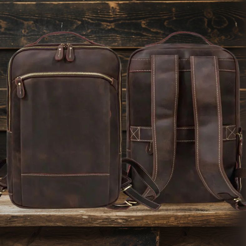 Jett | Vintage Leather Crazy Horse Backpack