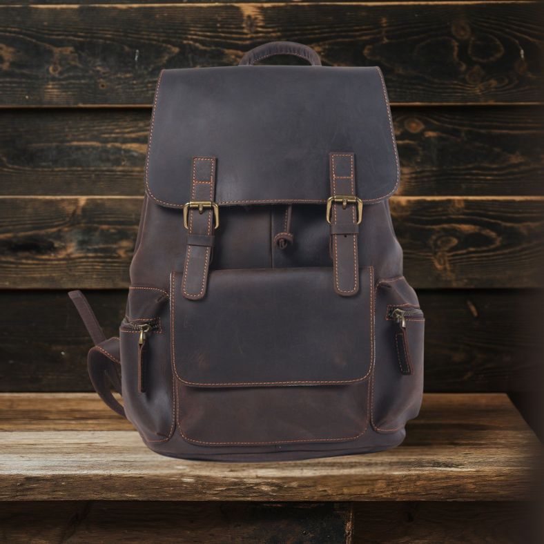 Leather Drawstring Backpack |Â SONOMA