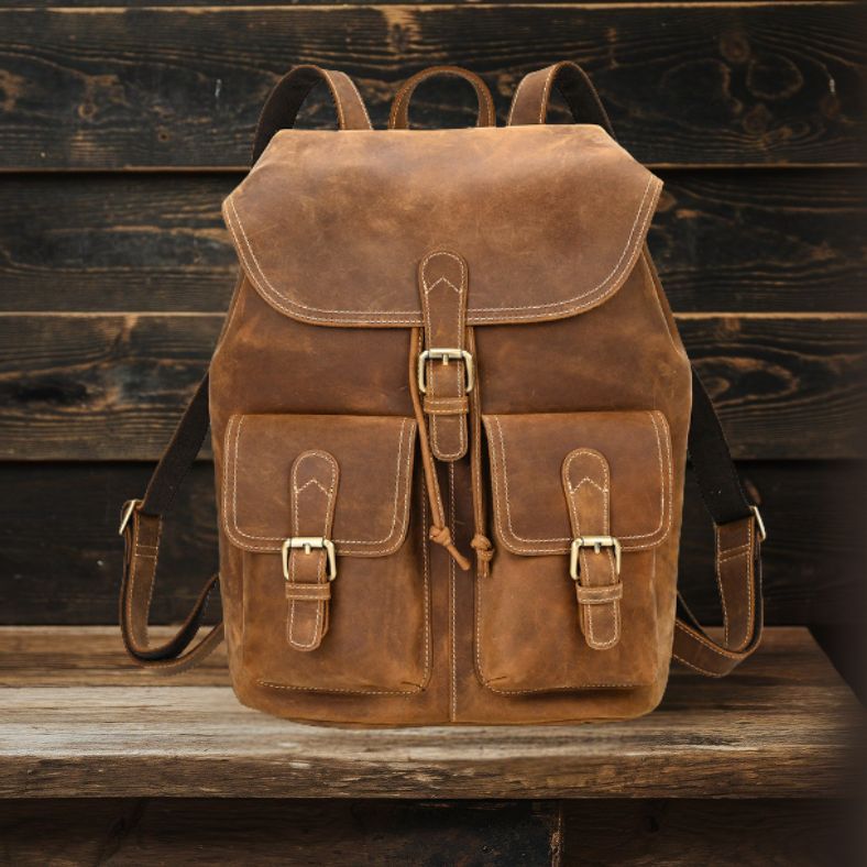 Leather Satchel Backpack | BALTIMORE