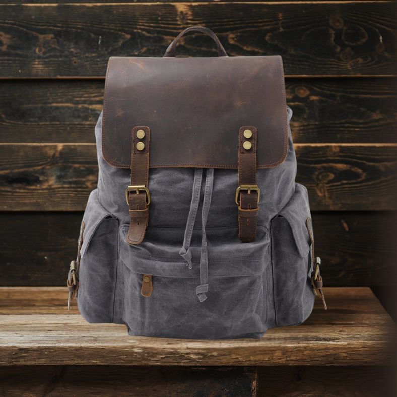 Voyager Waxed Canvas Backpack | LEXINGTON