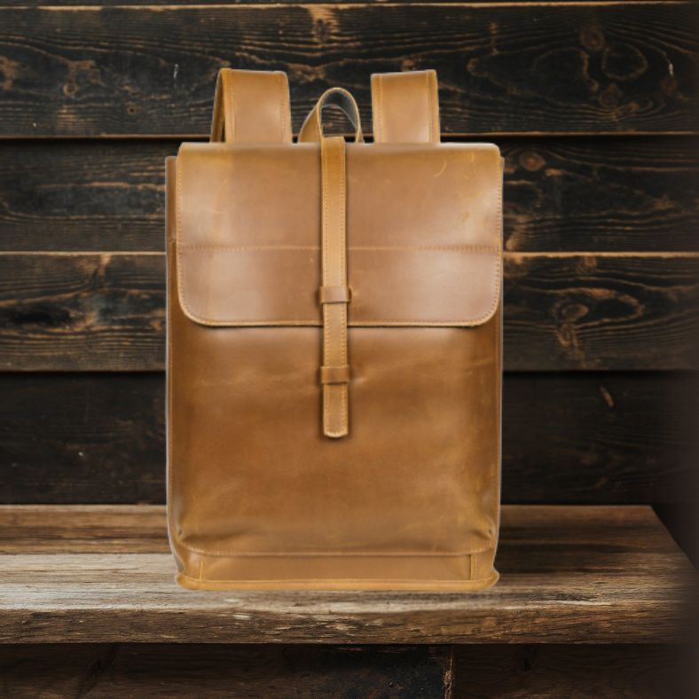Business Leather Backpack | HOUSTON