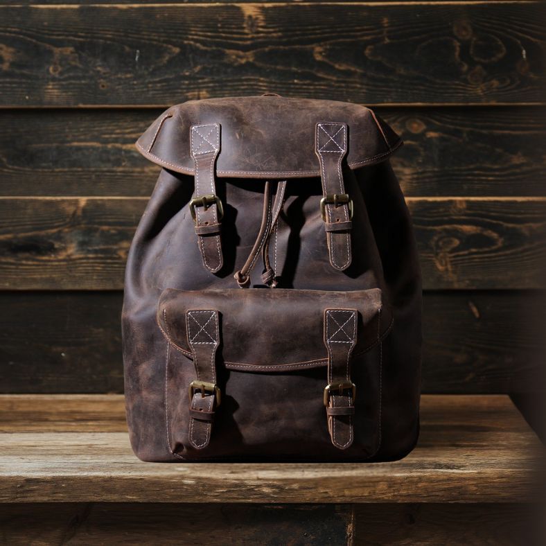Leather Knapsack | FARGO
