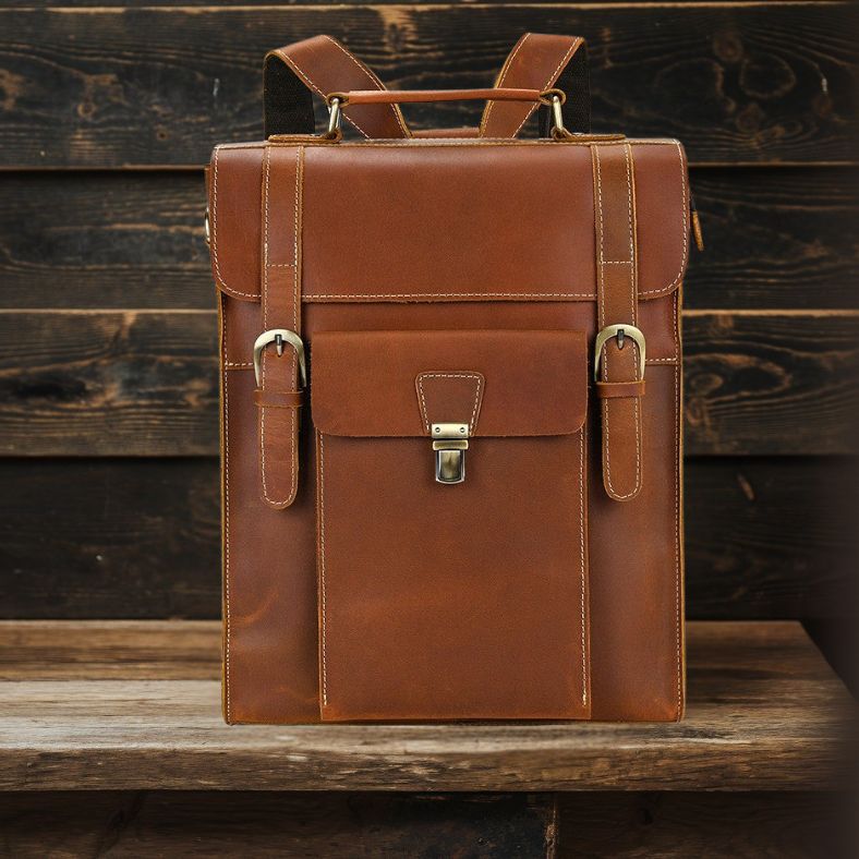 Leather Convertible Backpack | SCOTTSDALE