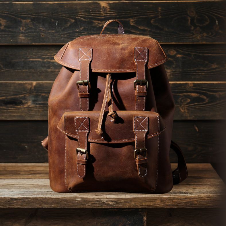Leather Knapsack | FARGO