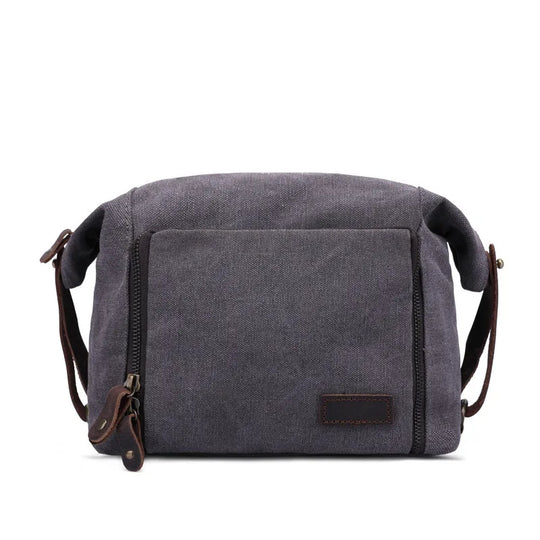 Vintage Plaid Zipper Canvas Toiletry Bag | TARTAN