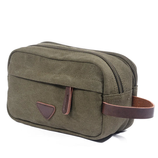 Retro Canvas Toiletry Wash Bag | DAPPER