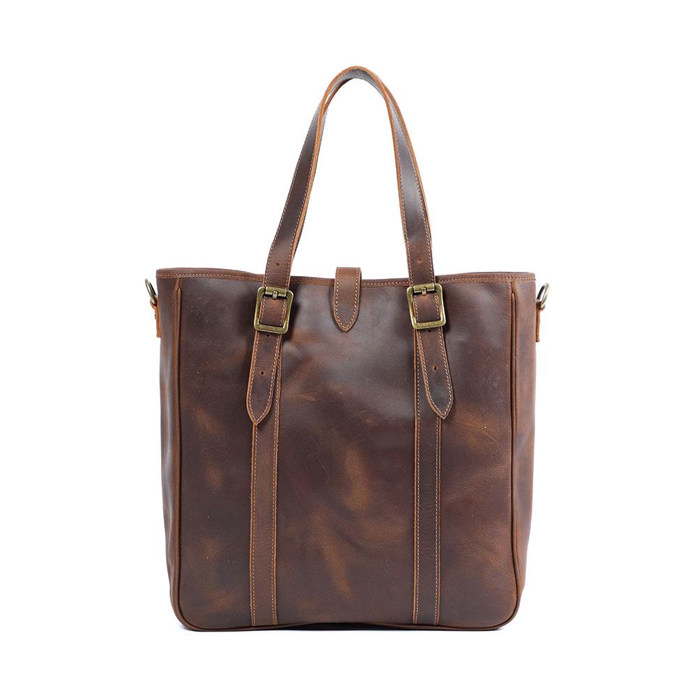 Vintage Leather Tote Bag | OLANA