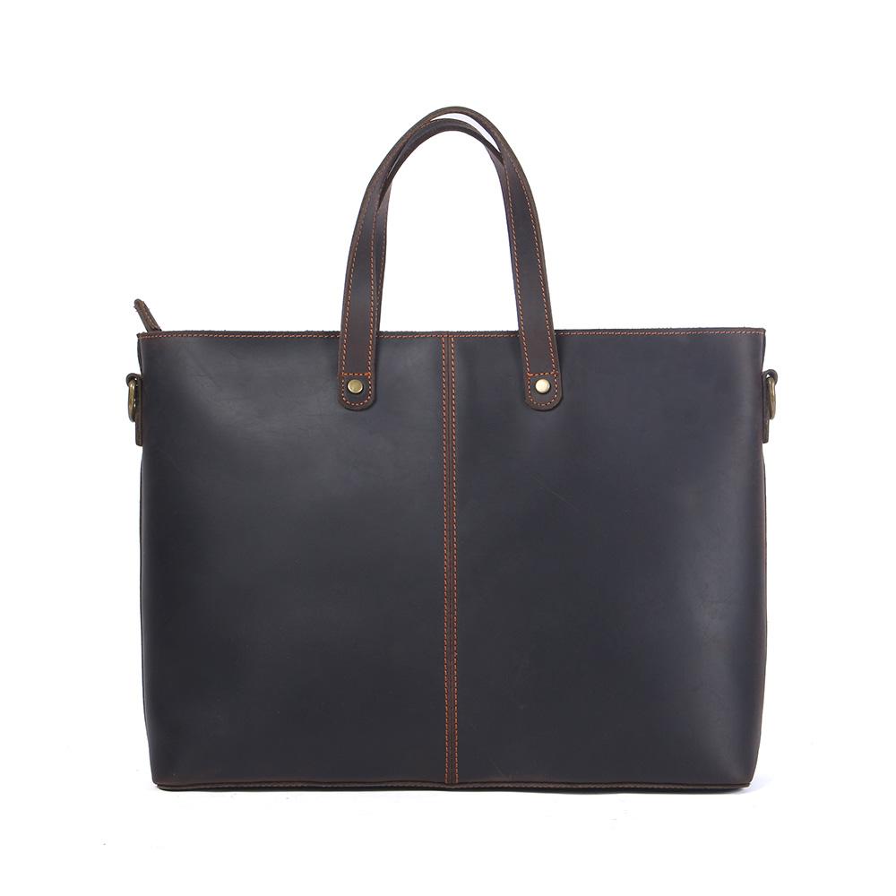 Brown Leather Tote Bag | AIKA