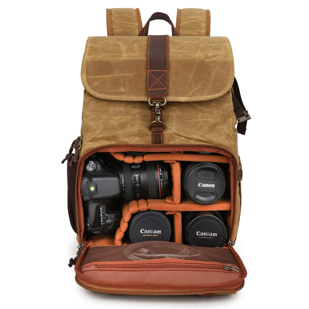 Canvas Camera Backpack | KRUGER