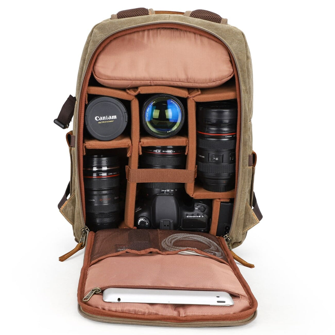 Canvas Photography Backpack | GALAPAGOS